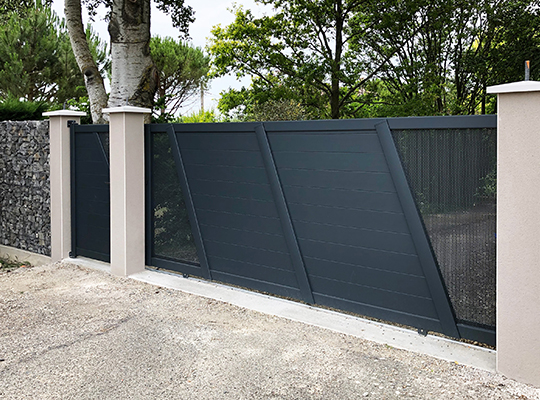 choisir la couleur de son portail aluminium